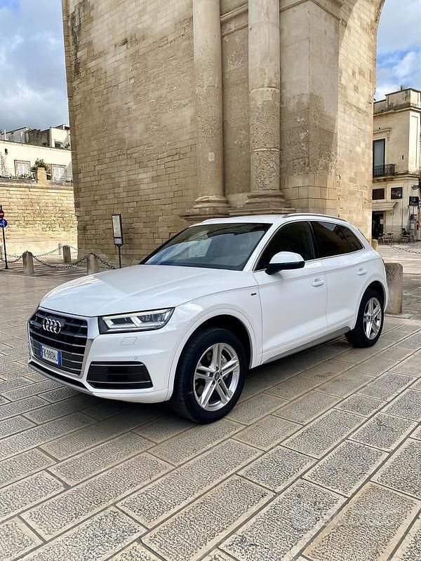 Usata Audi Q5 S-Line 190 CV (139 kW) 2018 Bianco SUV