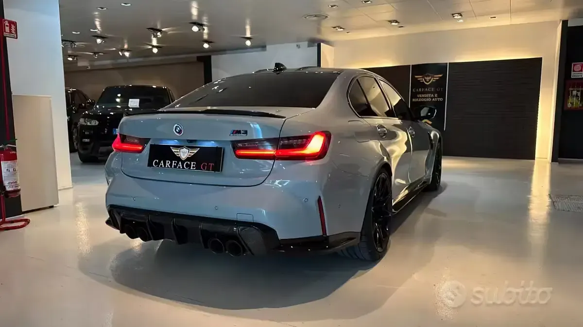 Usata BMW M3 Competition Edition 510 CV (375 kW) 2022 Blu Berlina