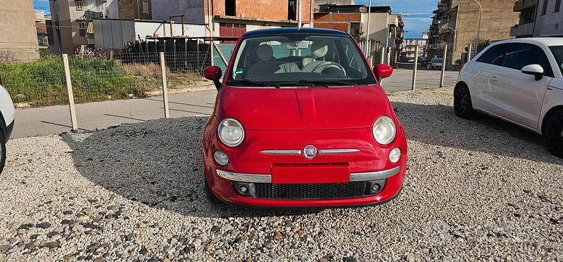 Usata Fiat 500 Lounge 69 CV (50 kW) 2010 Rosso Berlina