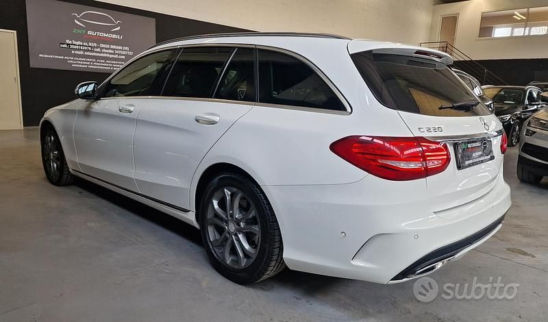 Usata Mercedes C220 Premium 170 CV (125 kW) 2014 Bianco Station wagon