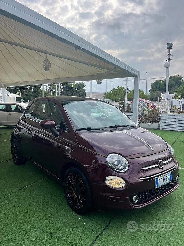 Usata Fiat 500 Collezione 69 CV (50 kW) 2019 Viola Berlina