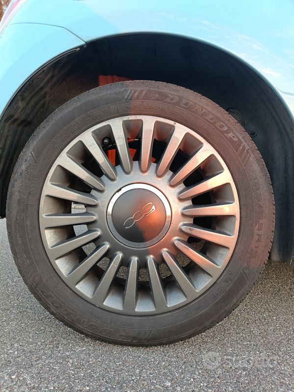 Usata Fiat 500 69 CV (50 kW) 2013 Blu Utilitaria