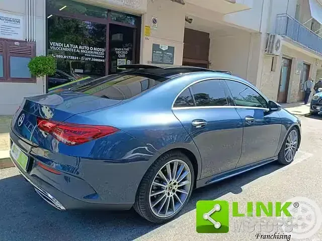 Usata Mercedes CLA200 Premium Plus 150 CV (110 kW) 2021 Blu Coupé