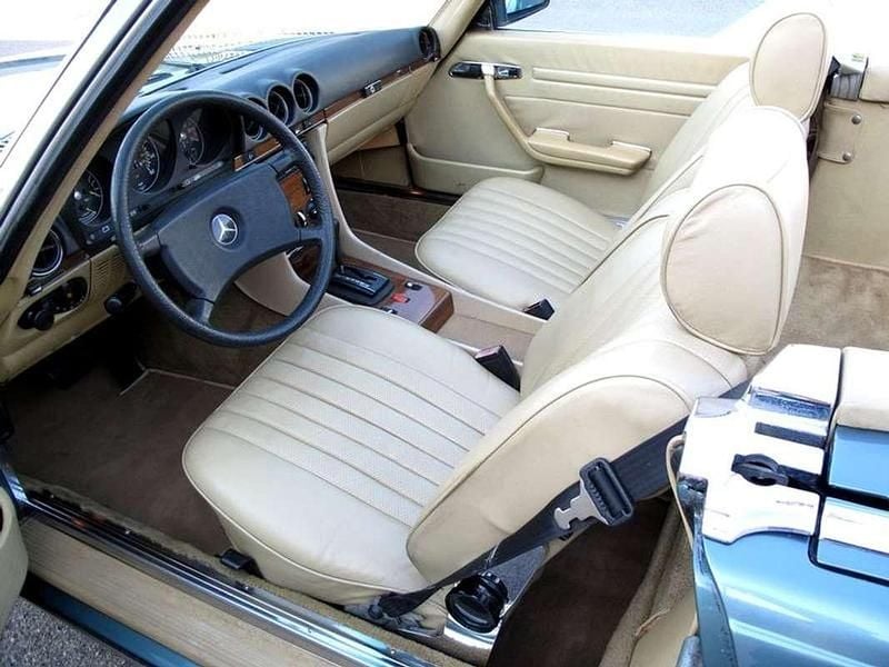 Usata Mercedes SL380 218 CV (160 kW) 1982 Blu/azzurro Cabrio