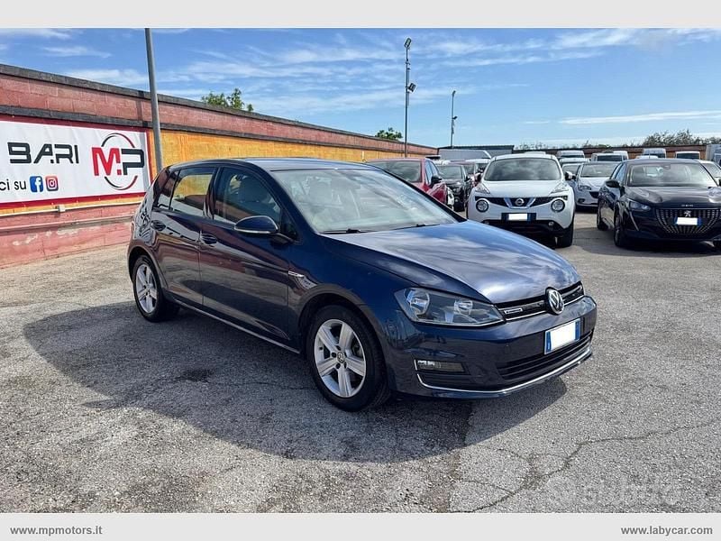 Usata VW Golf VII Comfortline 110 CV (80 kW) 2015 Blu Berlina
