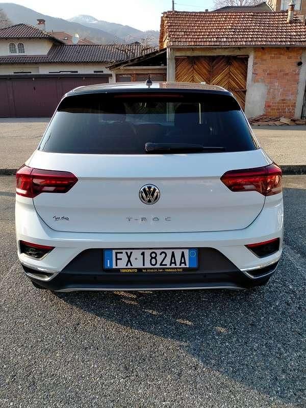 Usata VW T-Roc Advance 116 CV (85 kW) 2019 Bianco SUV