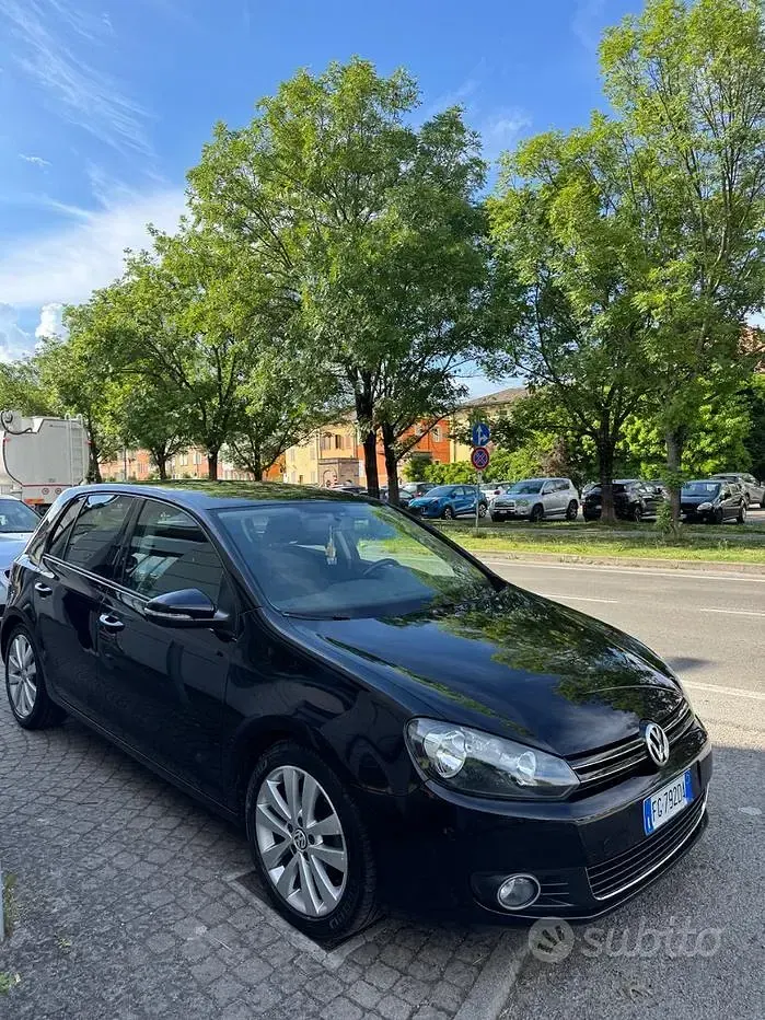Usata VW Golf VI 140 CV (102 kW) 2009 Nero Utilitaria