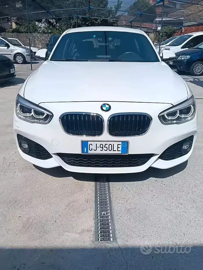 Usata BMW 118 M Sport 136 CV (100 kW) 2019 Bianco Utilitaria