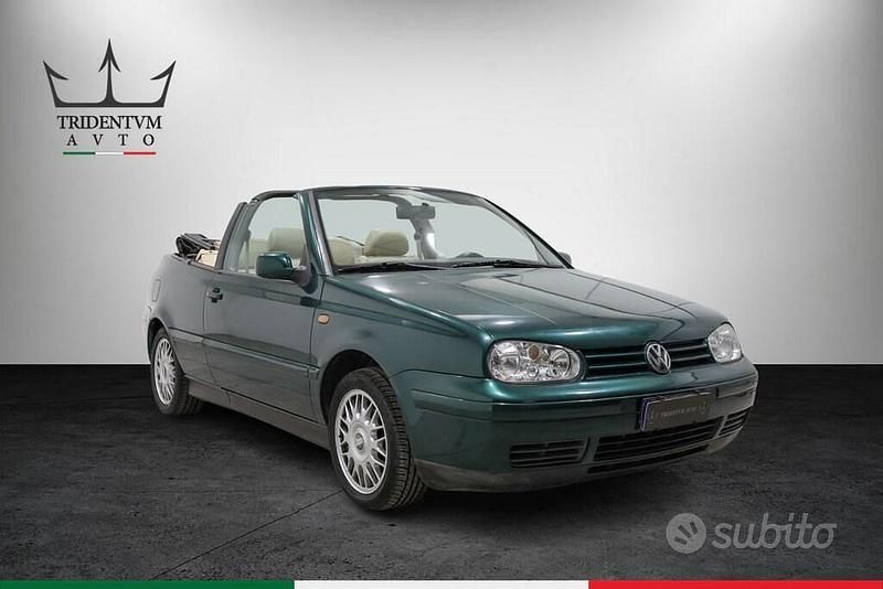 Usata VW Golf Cabriolet Sport 101 CV (74 kW) 2007 Verde Cabrio