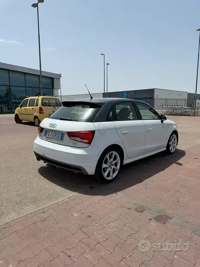 Usata Audi A1 Sportback S-Line 95 CV (69 kW) 2016 Bianco Utilitaria