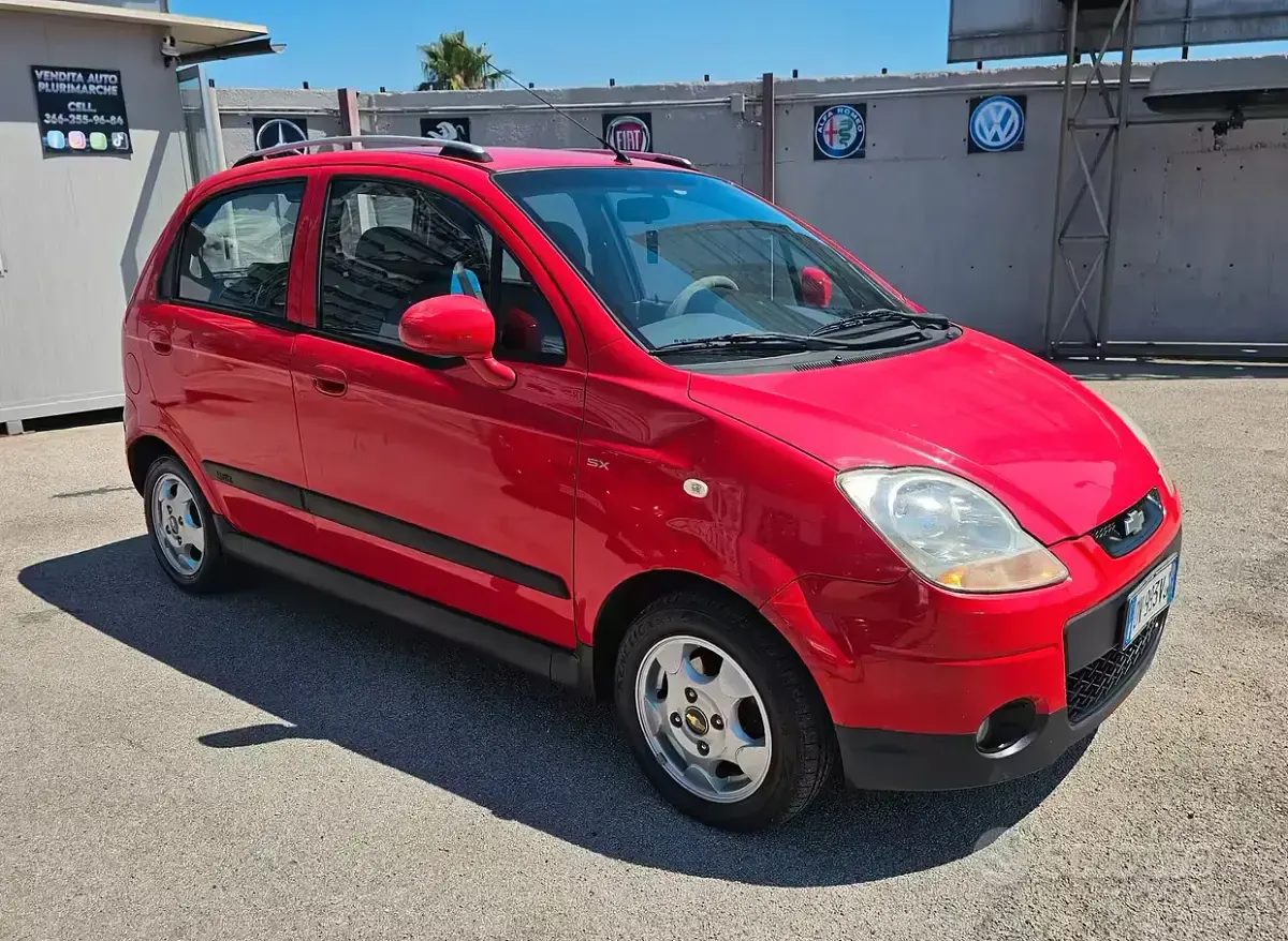 Usata Chevrolet Matiz SX 67 CV (49 kW) 2009 Rosso Utilitaria