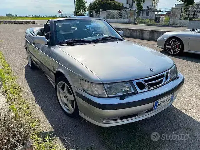 Usata Saab 9-3 Cabriolet 131 CV (96 kW) 2000 Grigio Cabrio