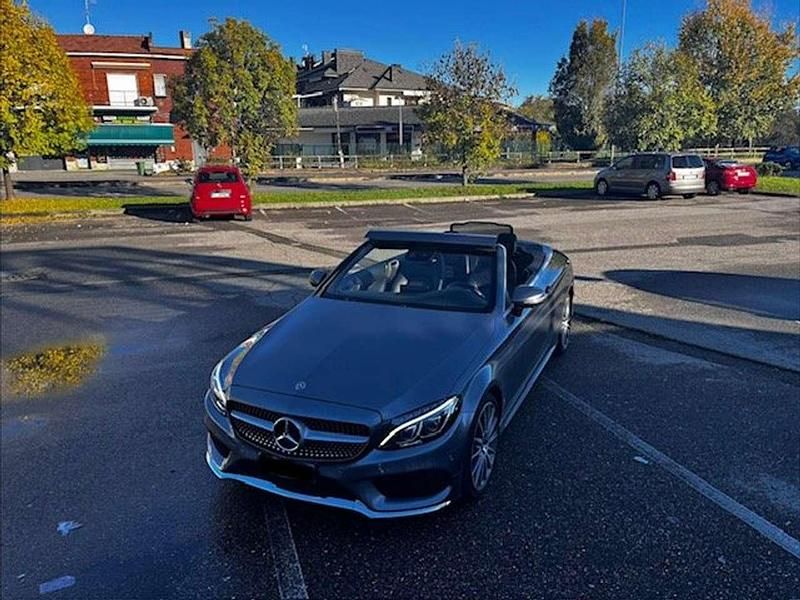 Usata Mercedes C220 Premium 170 CV (125 kW) 2018 Grigio Cabrio