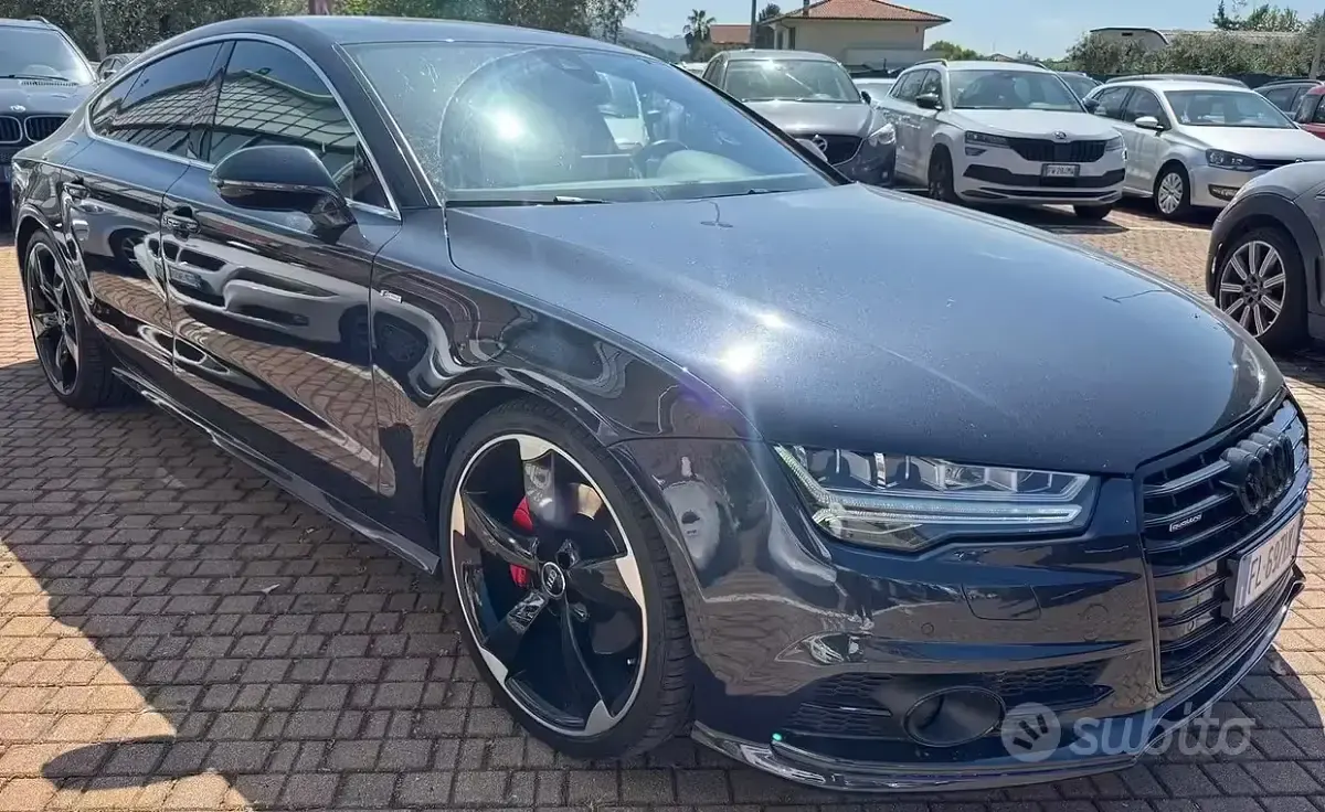 Usata Audi A7 Business Plus 272 CV (200 kW) 2018 Blu Berlina
