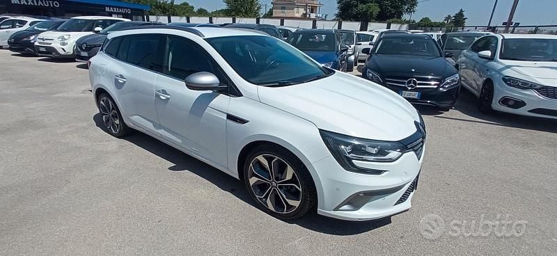 Usata Renault Mégane GT Line GT 131 CV (96 kW) 2017 Bianco Berlina