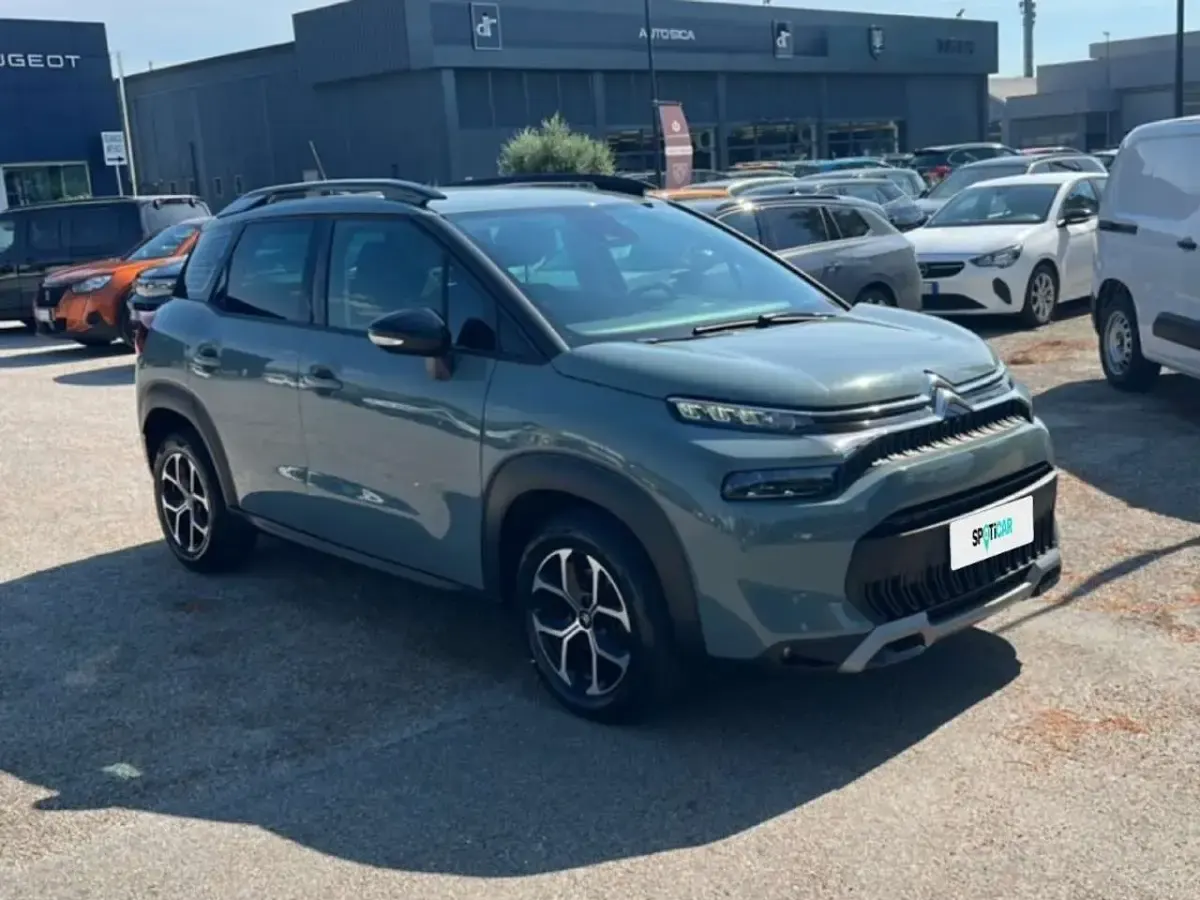 Usata Citroën C3 Aircross PureTech 110 CV (80 kW) 2022 Manhattan green SUV