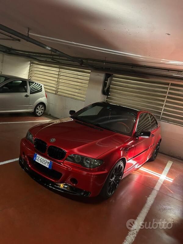 Usata BMW 318 143 CV (105 kW) 2003 Rosso Coupé