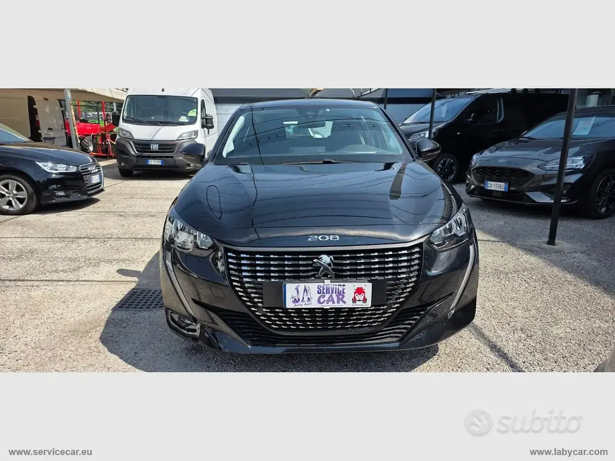 Usata Peugeot 208 Active 75 CV (55 kW) 2023 Nero Utilitaria