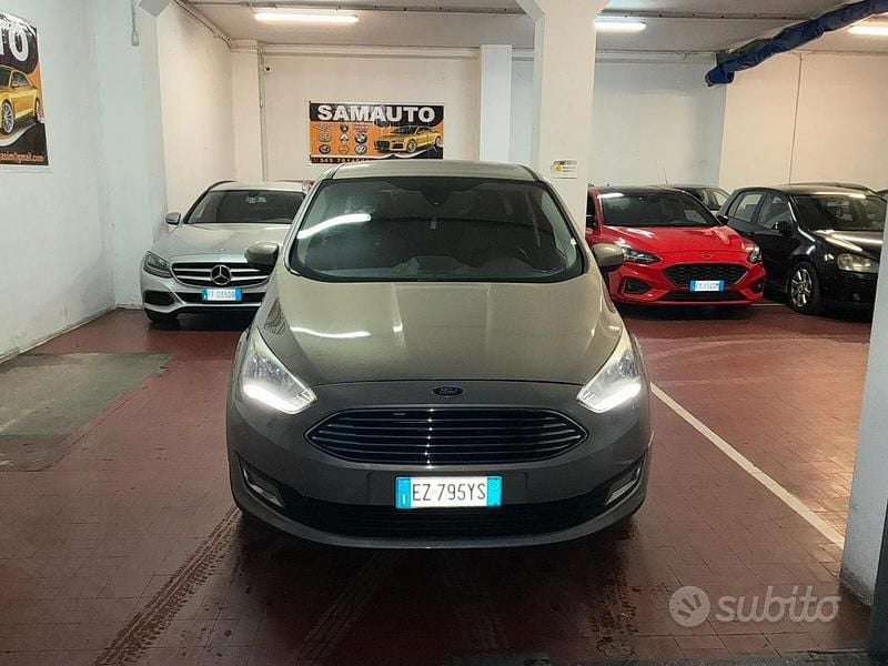 Usata Ford C-MAX Titanium 125 CV (91 kW) 2015 Grigio Monovolume