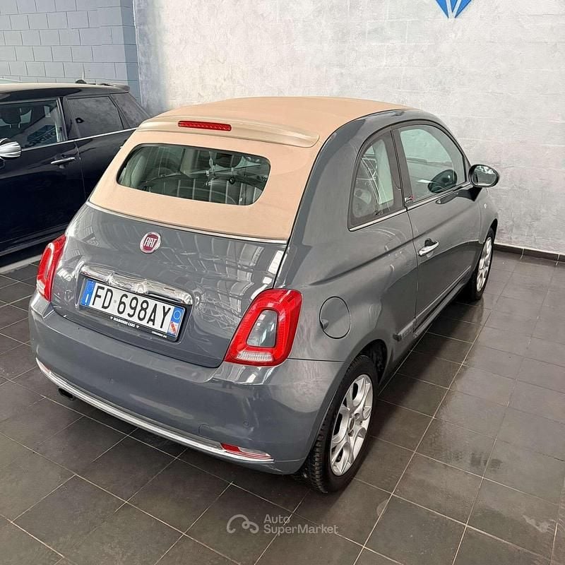 Usata Fiat 500C Lounge 86 CV (63 kW) 2016 Grigio Cabrio