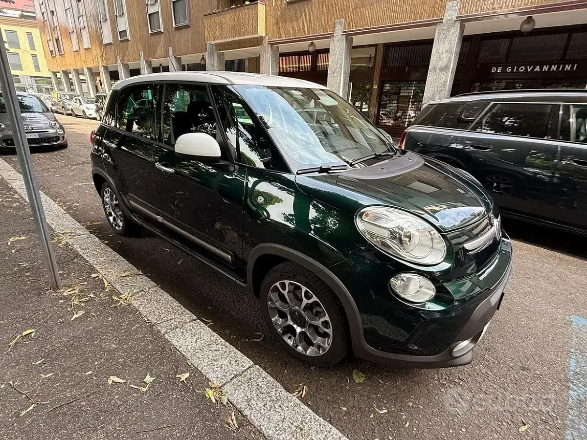 Usata Fiat 500L 95 CV (69 kW) 2015 Verde Monovolume