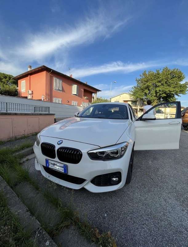Usata BMW 116 M Sport 116 CV (85 kW) 2019 Bianco Utilitaria