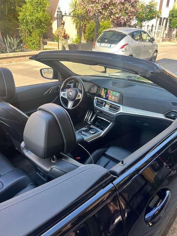 Usata BMW 420 Sport Line 190 CV (139 kW) 2022 Blu/azzurro Cabrio