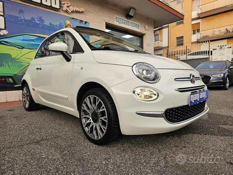 Usata Fiat 500C Lounge 69 CV (50 kW) 2019 Bianco Cabrio