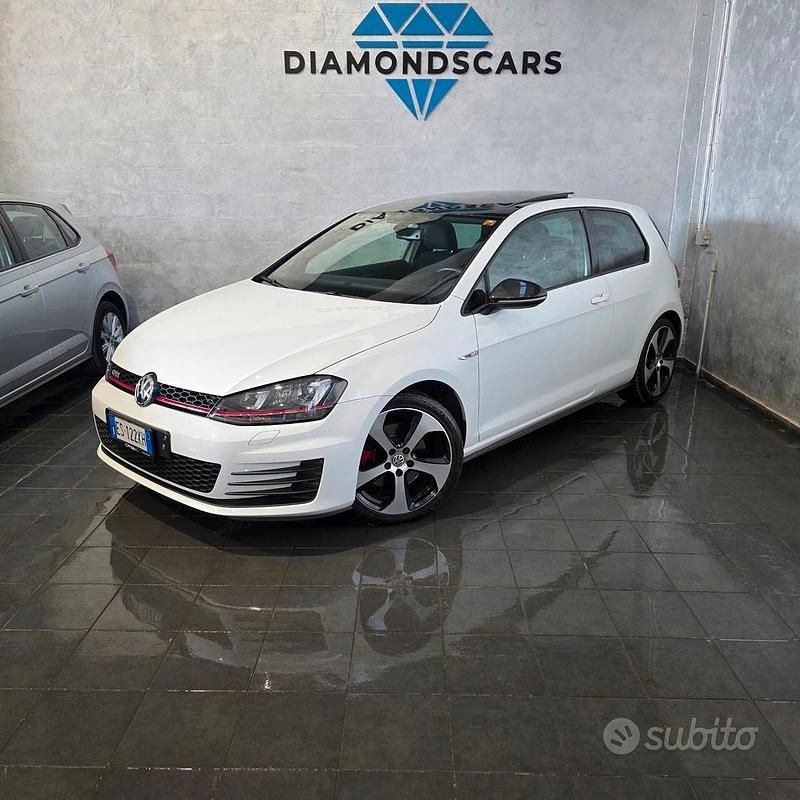 Usata VW Golf VII GTI 220 CV (161 kW) 2013 Bianco Berlina