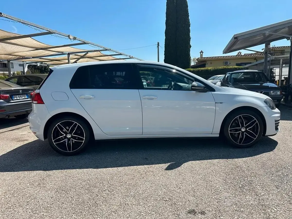 Usata VW Golf VII GTD 184 CV (135 kW) 2014 Bianco Berlina