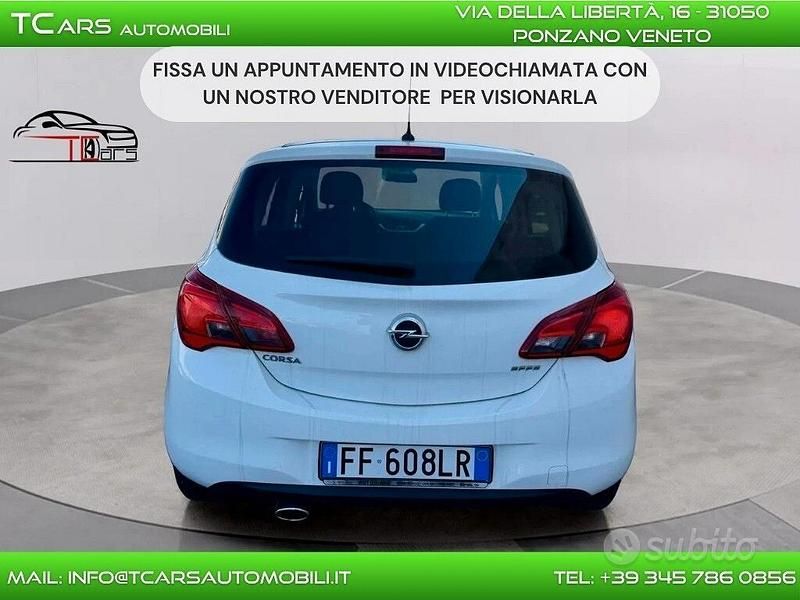Usata Opel Corsa 90 CV (66 kW) 2016 Bianco Utilitaria