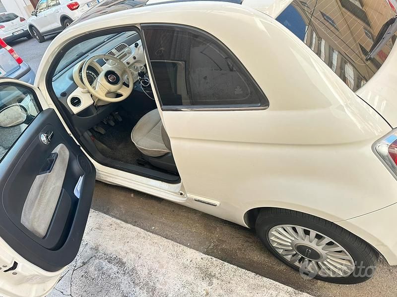 Usata Fiat 500 75 CV (55 kW) 2008 Bianco Utilitaria