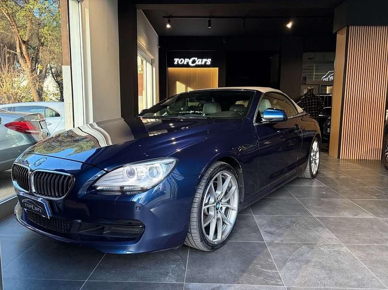 Usata BMW 640 Cabriolet 320 CV (235 kW) 2011 Blu/azzurro Cabrio
