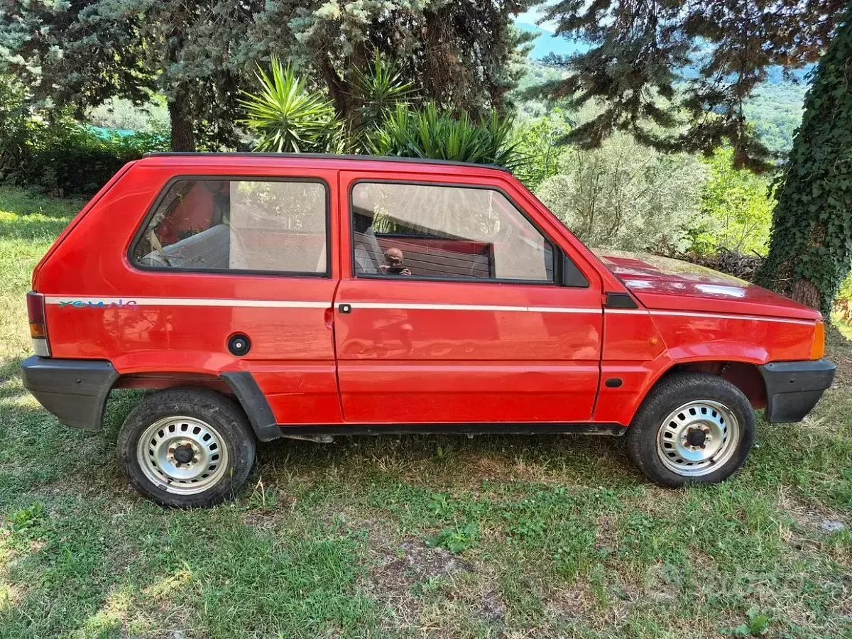Usata Fiat Panda Young 34 CV (25 kW) 1991 Rosso Berlina