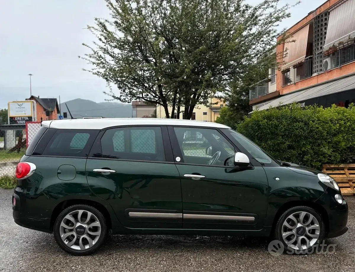Usata Fiat 500L Lounge 105 CV (77 kW) 2015 Verde Monovolume