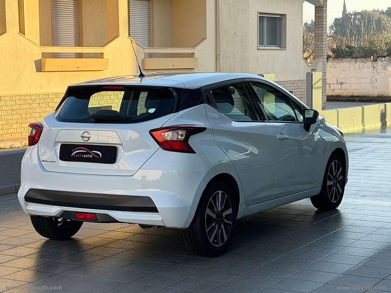 Usata Nissan Micra Tekna 90 CV (66 kW) 2019 Bianco Berlina