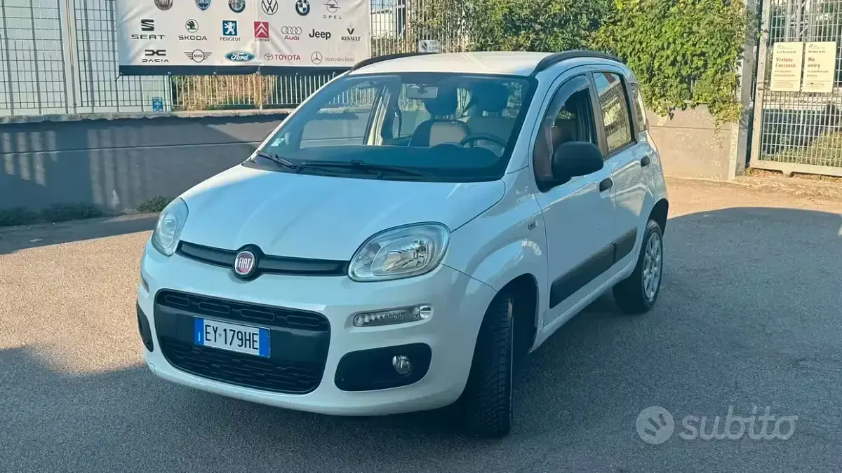 Usata Fiat Panda Lounge 80 CV (58 kW) 2015 Bianco Utilitaria