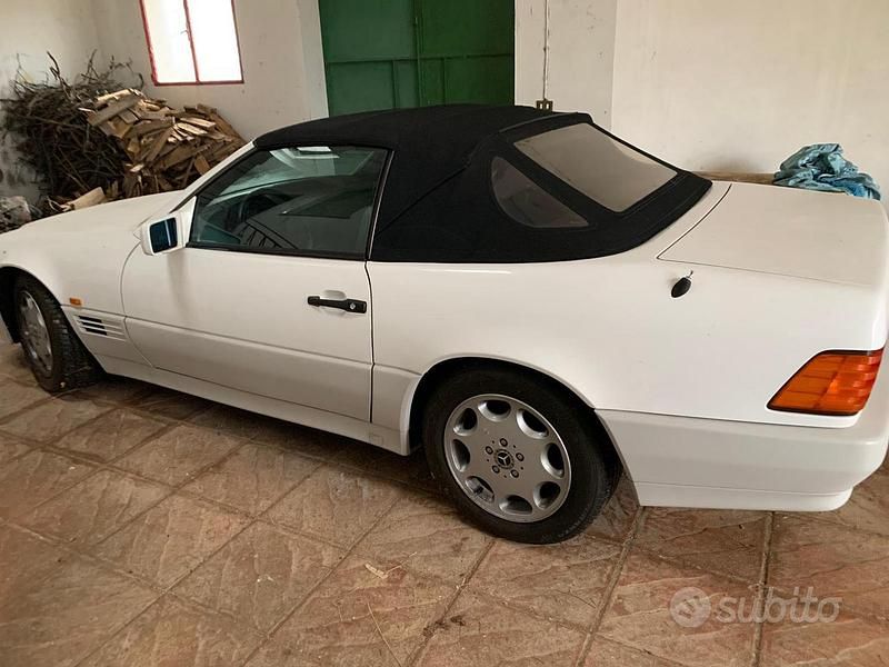 Usata Mercedes SL320 231 CV (169 kW) 1994 Bianco Cabrio