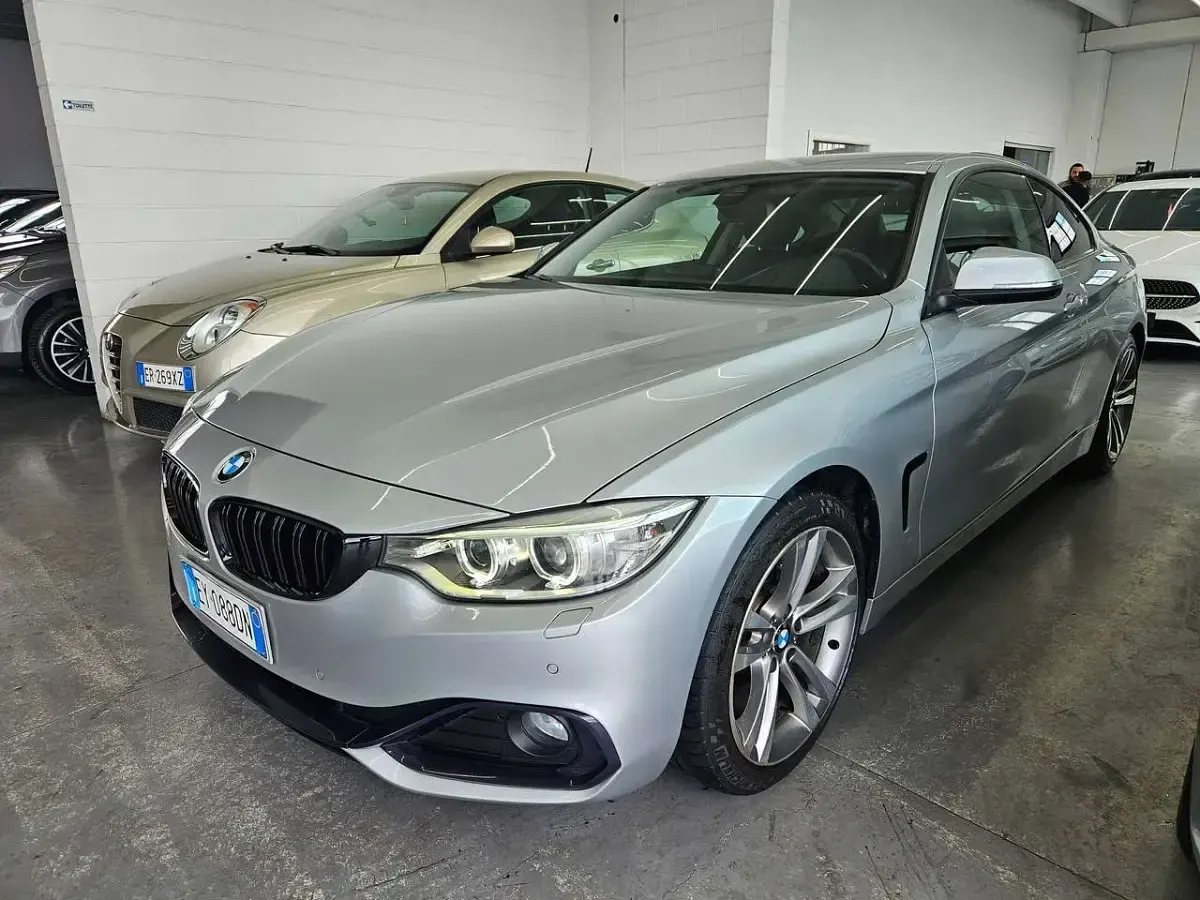 Usata BMW 420 Sport Line 184 CV (135 kW) 2014 Argento Coupé