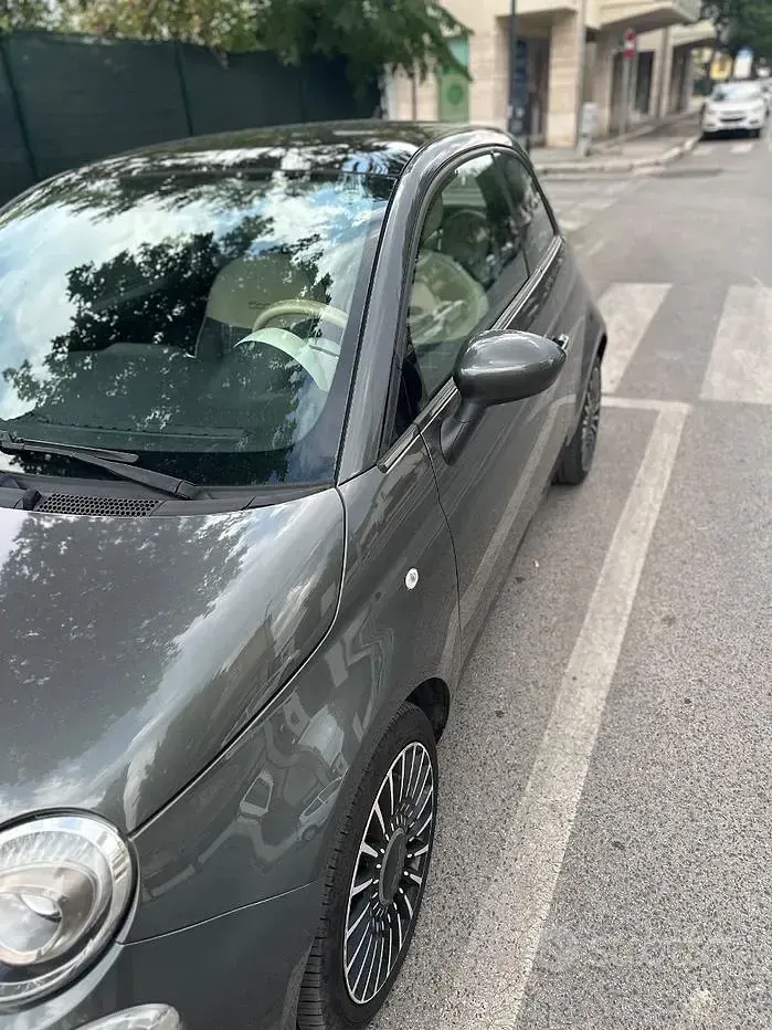 Usata Fiat 500 Lounge 69 CV (50 kW) 2018 Grigio Utilitaria