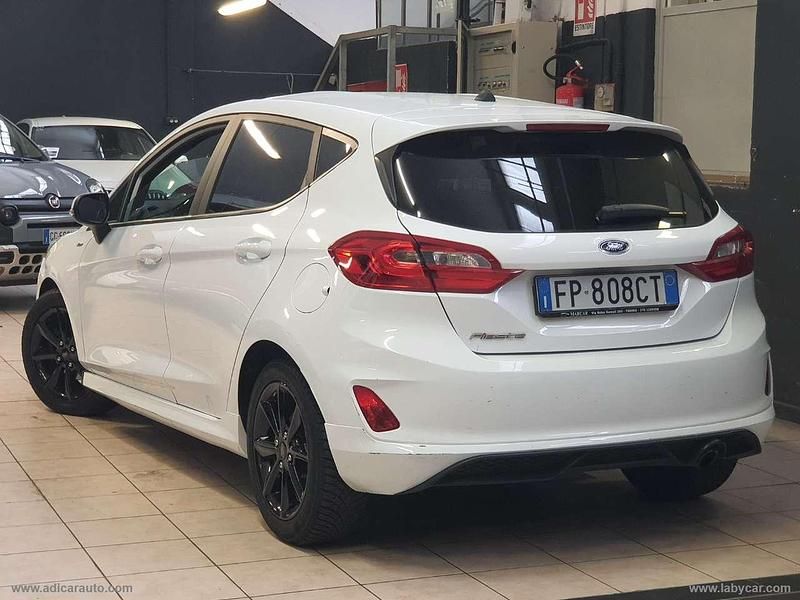 Usata Ford Fiesta ST-Line 100 CV (73 kW) 2018 Bianco Berlina
