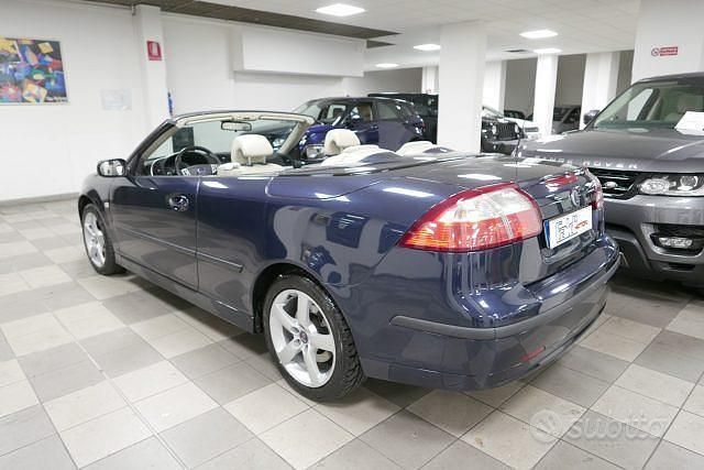 Usata Saab 9-3 Cabriolet Vector 150 CV (110 kW) 2007 Blu Cabrio