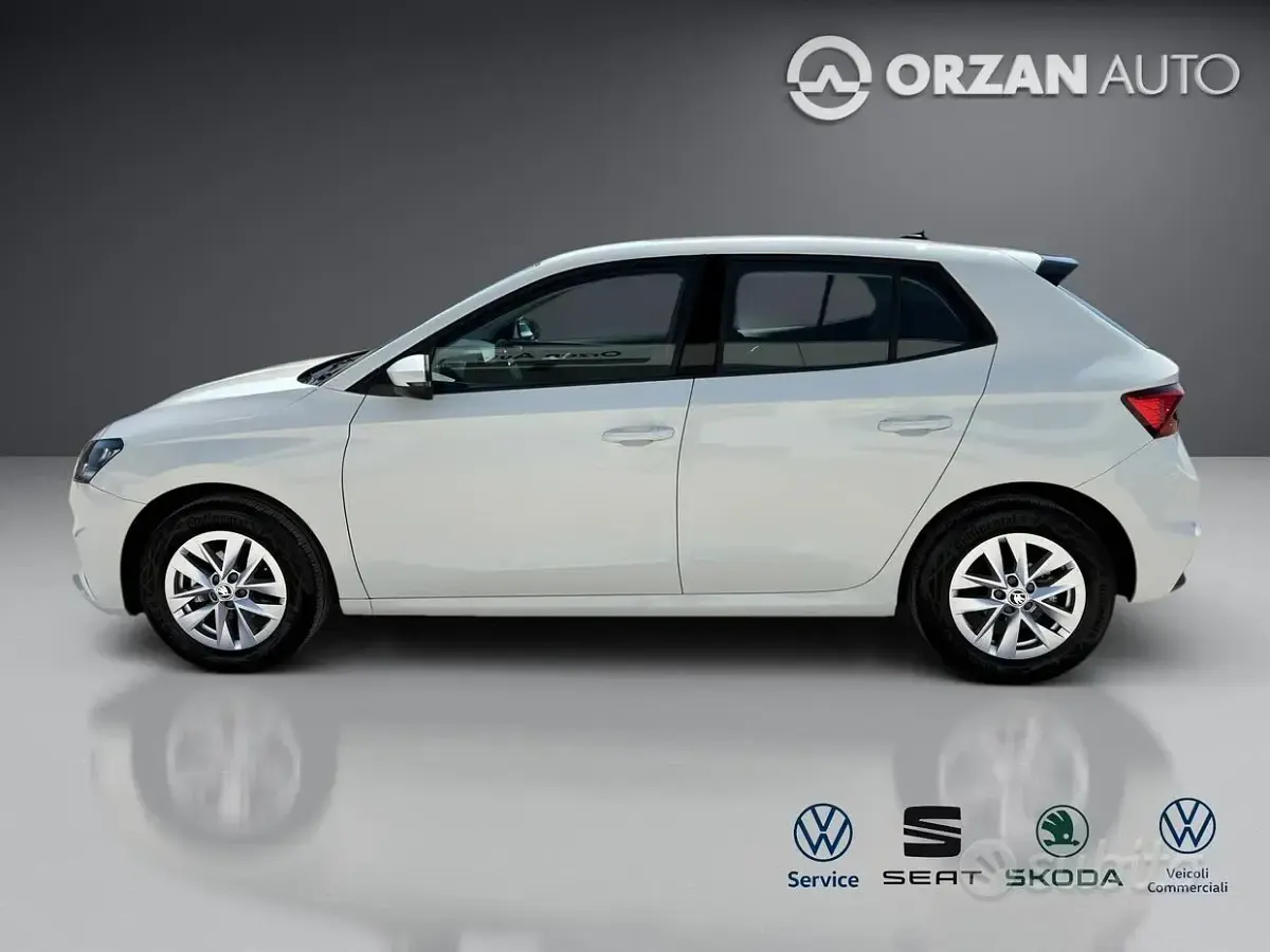 Usata Skoda Fabia Ambition 95 CV (69 kW) 2022 Bianco Utilitaria