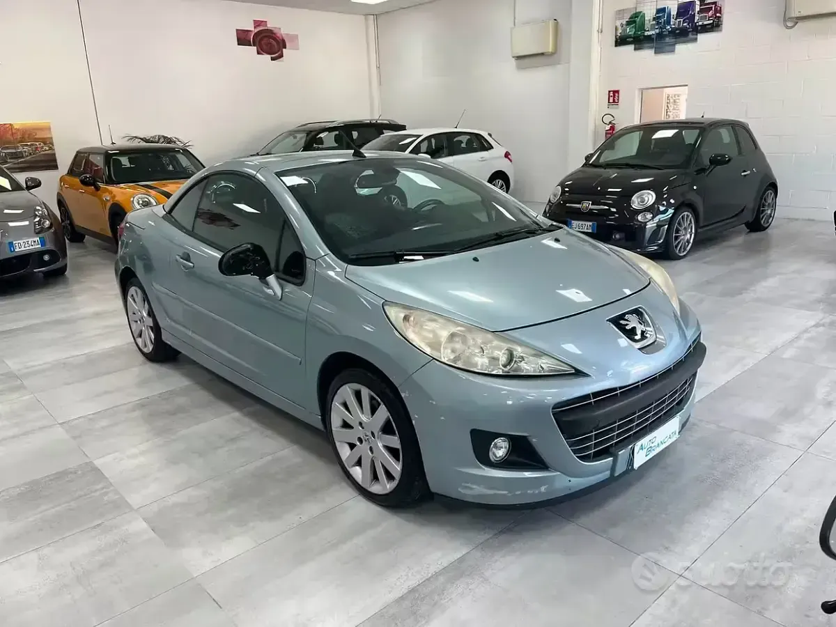 Usata Peugeot 207 CC 120 CV (88 kW) 2010 Blu/azzurro Cabrio