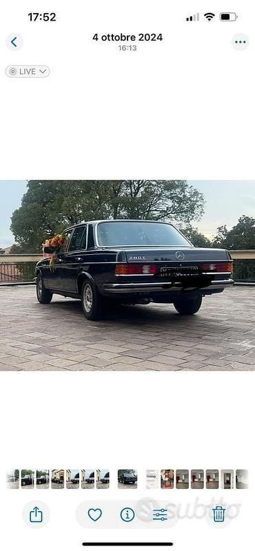 Usata 1981 Mercedes E280 Tre volumi | 12.000 € - Immagine 1/4