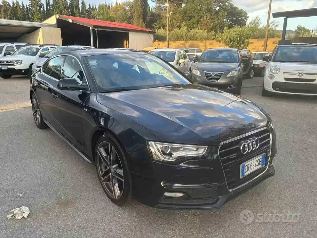 Usata Audi A5 S-Line 245 CV (180 kW) 2013 Blu Coupé