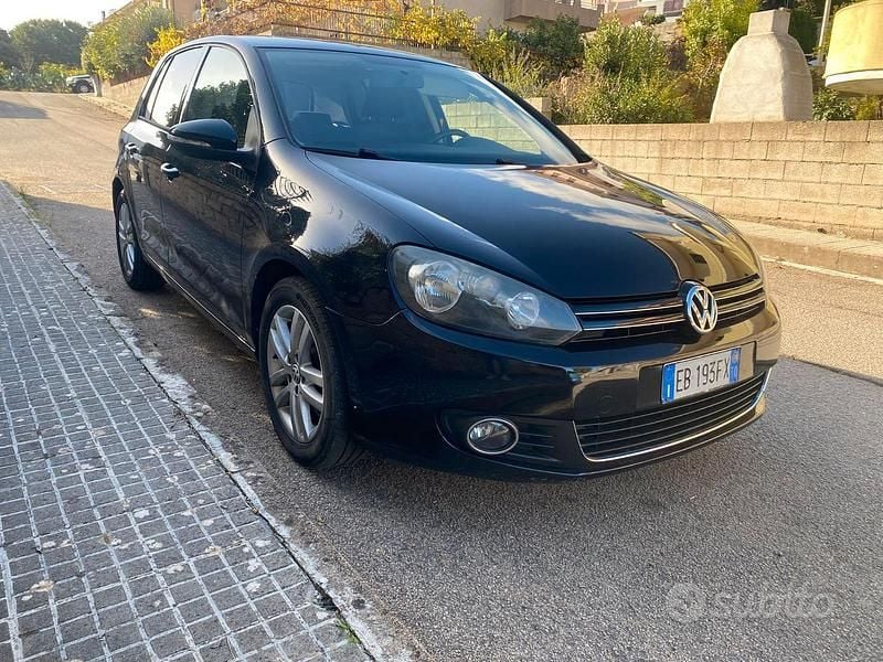Usata VW Golf VI 160 CV (117 kW) 2010 Nero Utilitaria