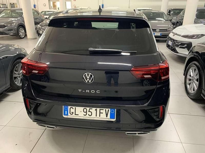 Usata VW T-Roc R-line 150 CV (110 kW) 2022 Nero SUV
