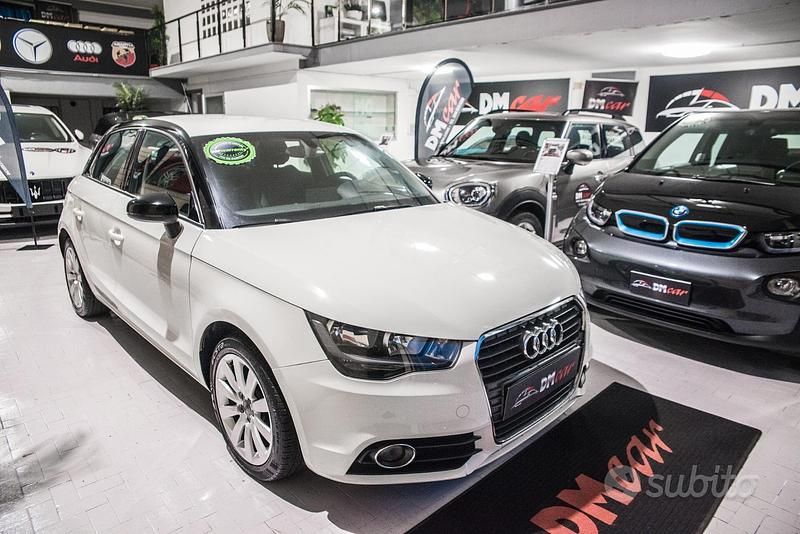 Usata Audi A1 Sportback Ambition 90 CV (66 kW) 2013 Bianco Utilitaria