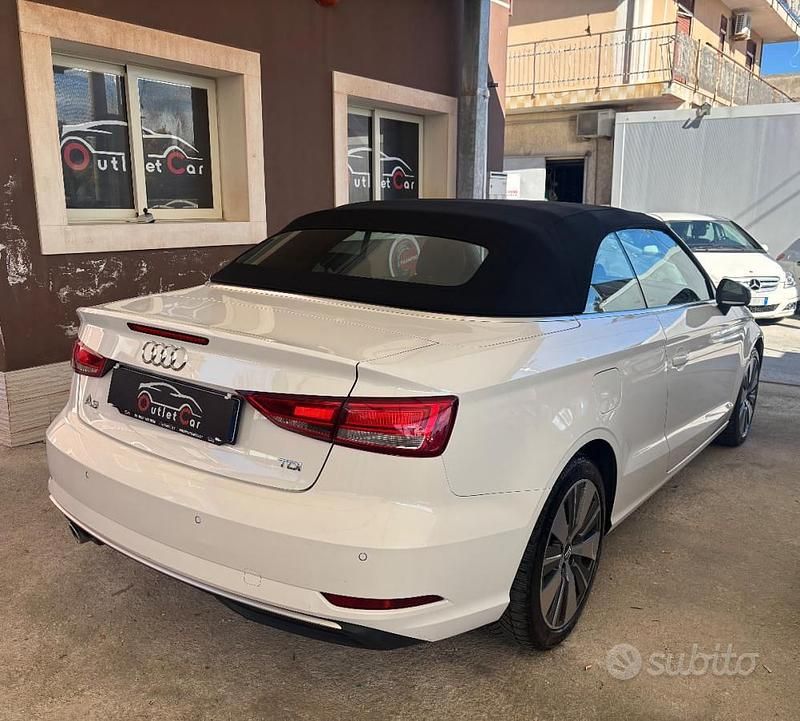 Usata Audi A3 Cabriolet Sport 116 CV (85 kW) 2017 Bianco Cabrio